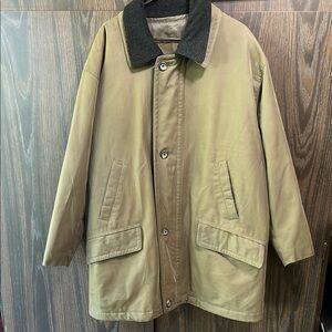Men's Bugatti Tan Coat with Removable Liner, XL
